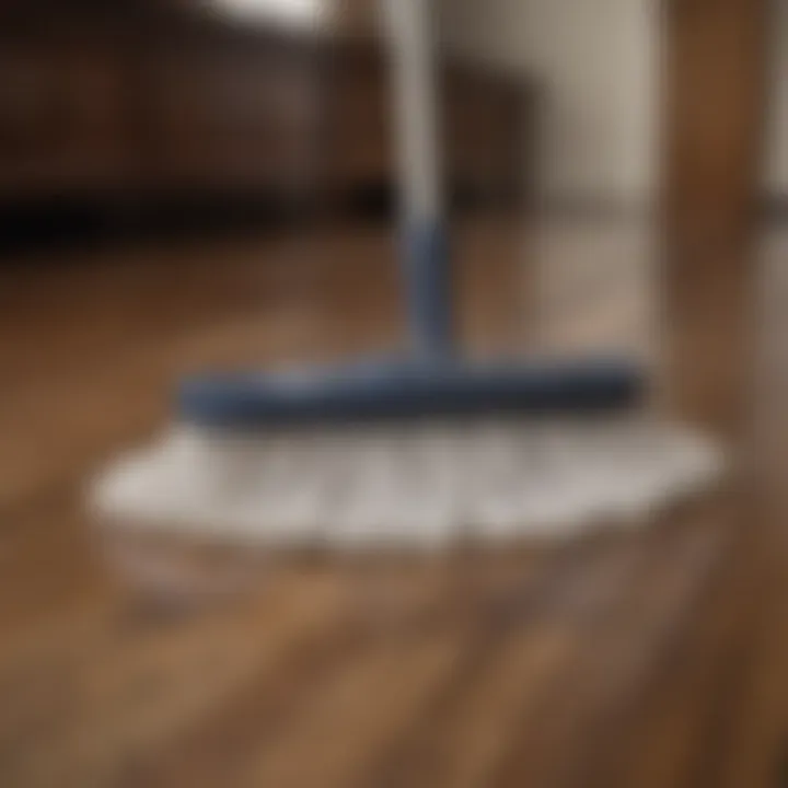 Selection of high-quality mop and cleaning solutions for hardwood floors