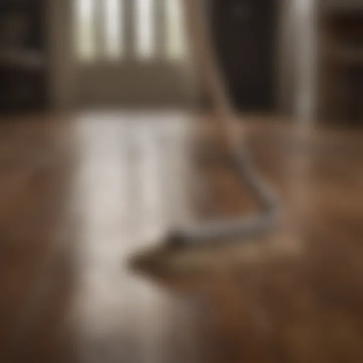 Proper technique for mopping hardwood floors to maintain their beauty