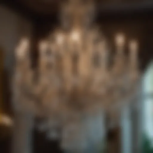 Exquisite Crystal Chandelier by Dennis and Leen