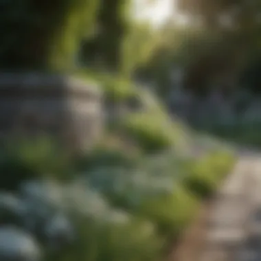 Elegant Stone Garden Border Elegant stone garden border