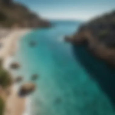 Turquoise waters of Elafonissi Beach
