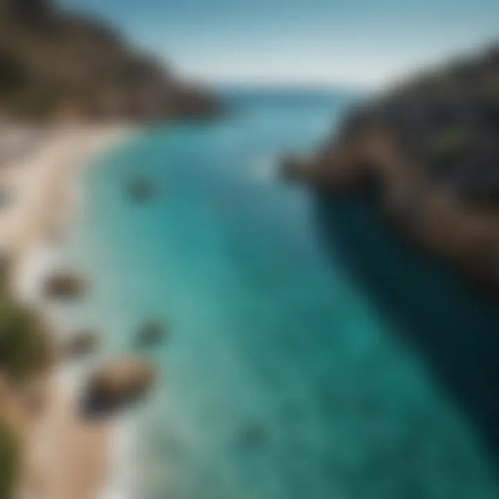 Turquoise waters of Elafonissi Beach