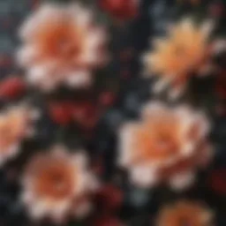 Abstract Floral Wallpaper