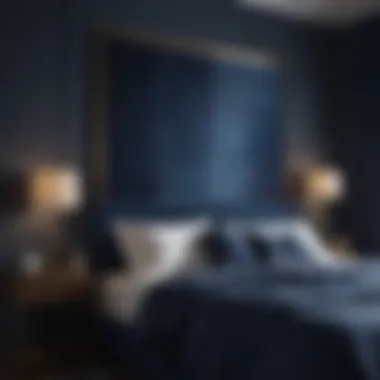 Elegant Bedroom Wall Colors - Vibrant Midnight Blues