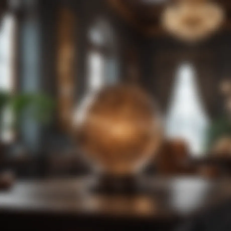 Elegant design concept in interior decorating workshop