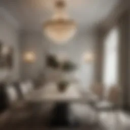 Elegant Dining Room with Neutral Tones