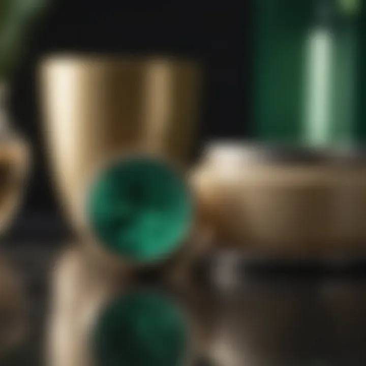 Elegant Emerald Green and Luxe Cream Color Pairing