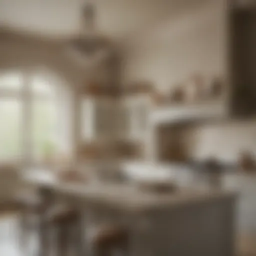 Elegant French Country Kitchen with Neutral Tones