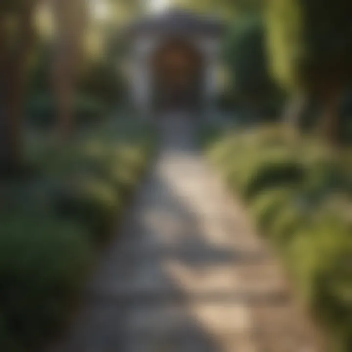 Elegant Garden Pathway