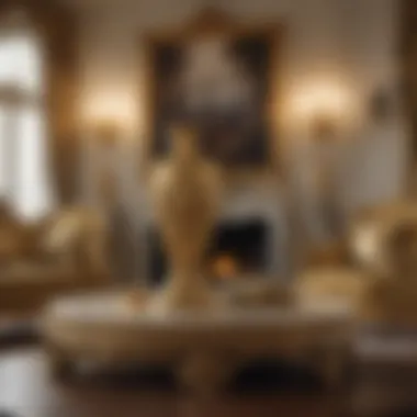 Gilded Opulence: Incorporating Gold Accents Elegant Gold Accents in Living Room Decor