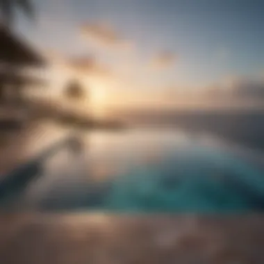 Elegant Infinity Pool Overlooking Ocean