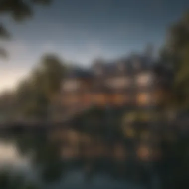 Elegant Lakeside Mansion with Private Dock