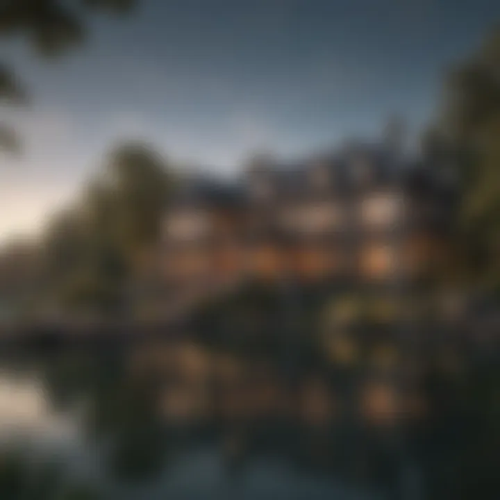 Elegant Lakeside Mansion with Private Dock