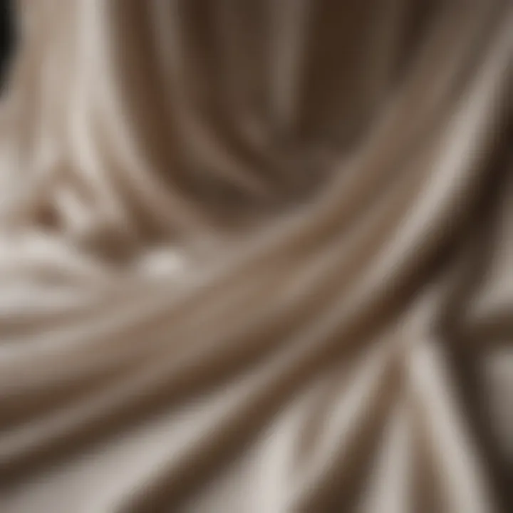 Elegant Linen Sheet Draping