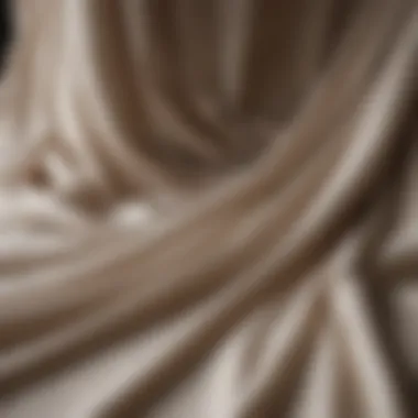 Graceful Linen Sheet Drapery Elegant Linen Sheet Draping