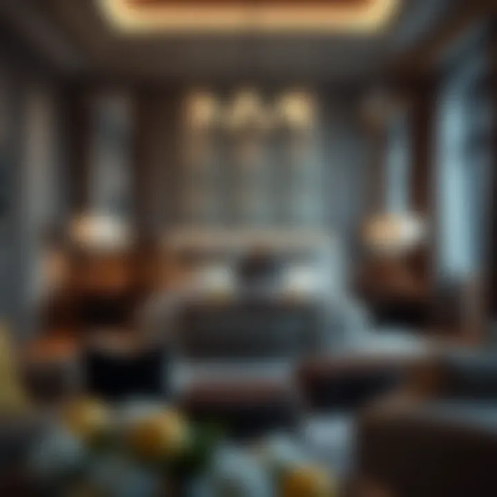 Luxurious master bedroom adorned with tasteful furnishings