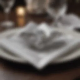 Exquisite Diamond Fold Napkin