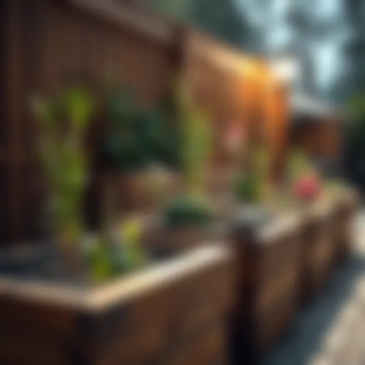 Sophisticated Wooden Raised Garden Bed Elegant wooden raised garden bed design