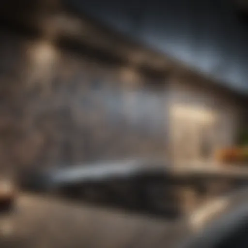 Elegantly Tiled Kitchen Backsplash