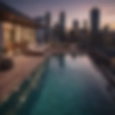 Luxurious Rooftop Pool with Panoramic City Views Luxurious Rooftop Pool with Panoramic City Views
