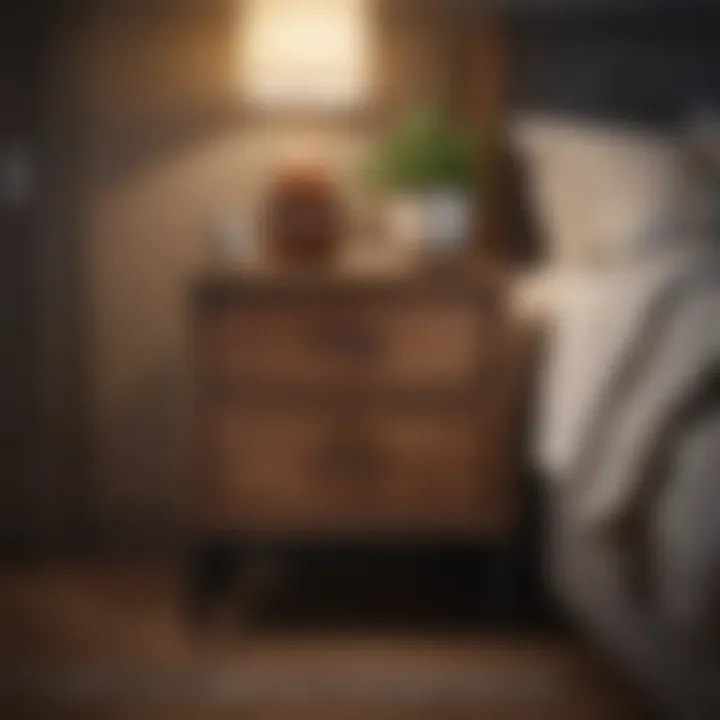 Wooden Nightstands with Modern Design