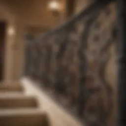 Elegant Wrought Iron Railing Design