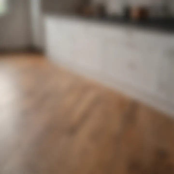 Vintage herringbone flooring