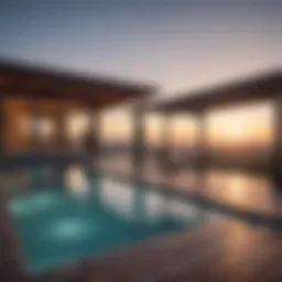 Exquisite Infinity Pool Deck Design