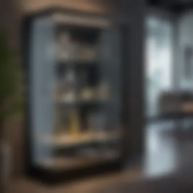 Sleek Glass Panel Cabinet Inspiration Sleek Glass Panel Cabinet Inspiration