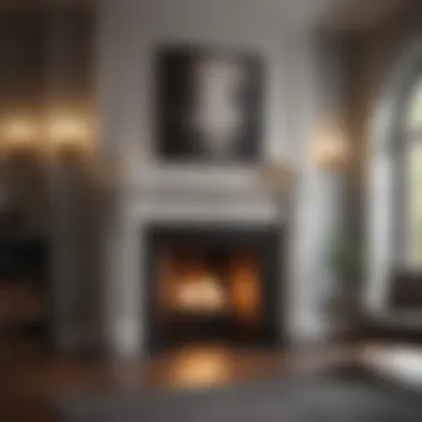 Architectural Accents for a Refined Aesthetic Tasteful architectural accents framing the fireplace