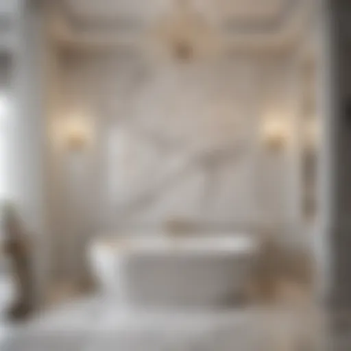 Luxurious Marble Bathroom Design