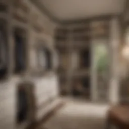 Elegant Closet System in Modern Home