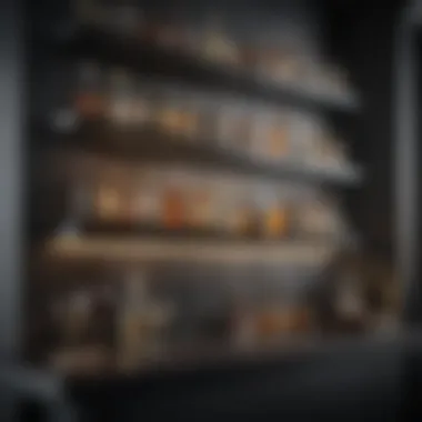 Elegant Floating Bar Shelves