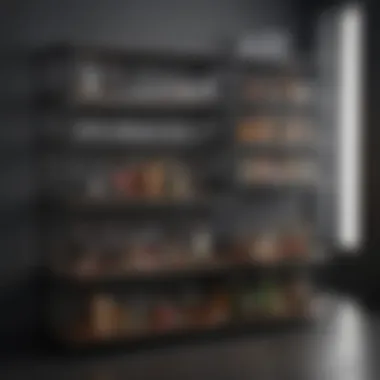 Versatile Modular Bar Shelf Unit