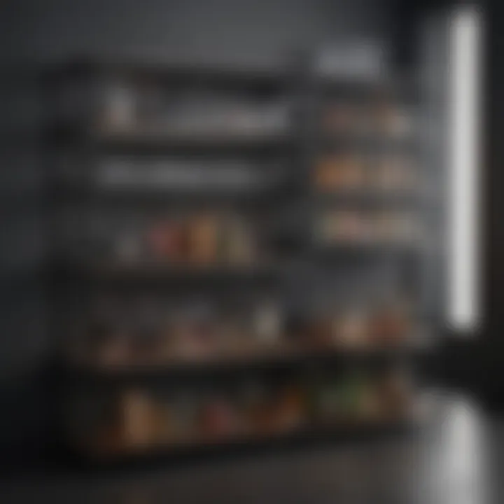 Versatile Modular Bar Shelf Unit