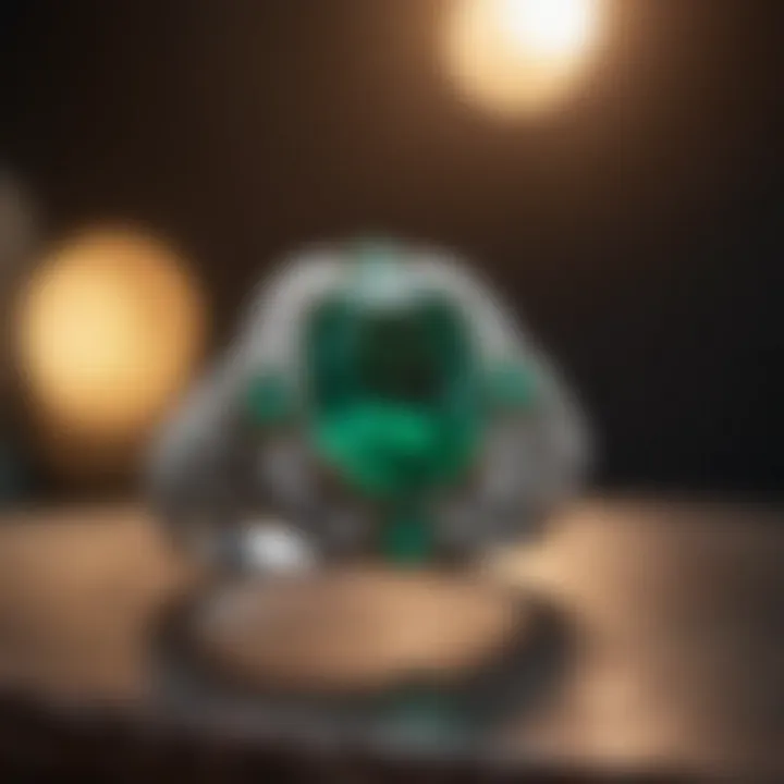 Luxurious Emerald Ring Crafted by an Emerging USA Jewellery Designer