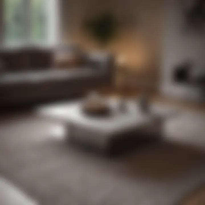 Modern Minimalist Coffee Table in Living Room