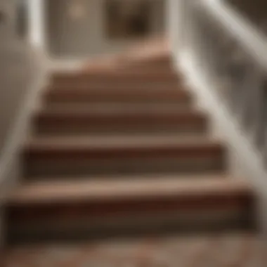 Textured Carpeted Stairs Adding Depth to Interior