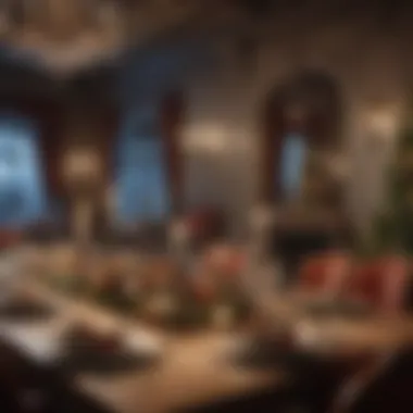 Exclusive Christmas Dinner Setting