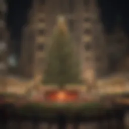 Spectacular Christmas tree at Rockefeller Center