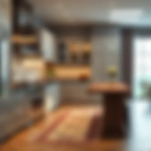 Elegant Design of Small Kitchen Runners Elegant small kitchen runner in a stylish setting