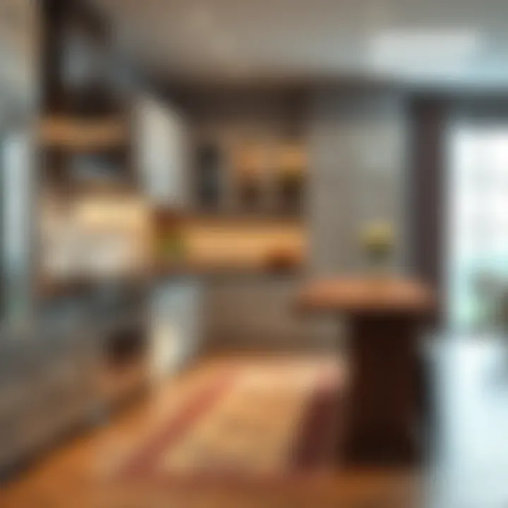 Elegant Design of Small Kitchen Runners Elegant small kitchen runner in a stylish setting