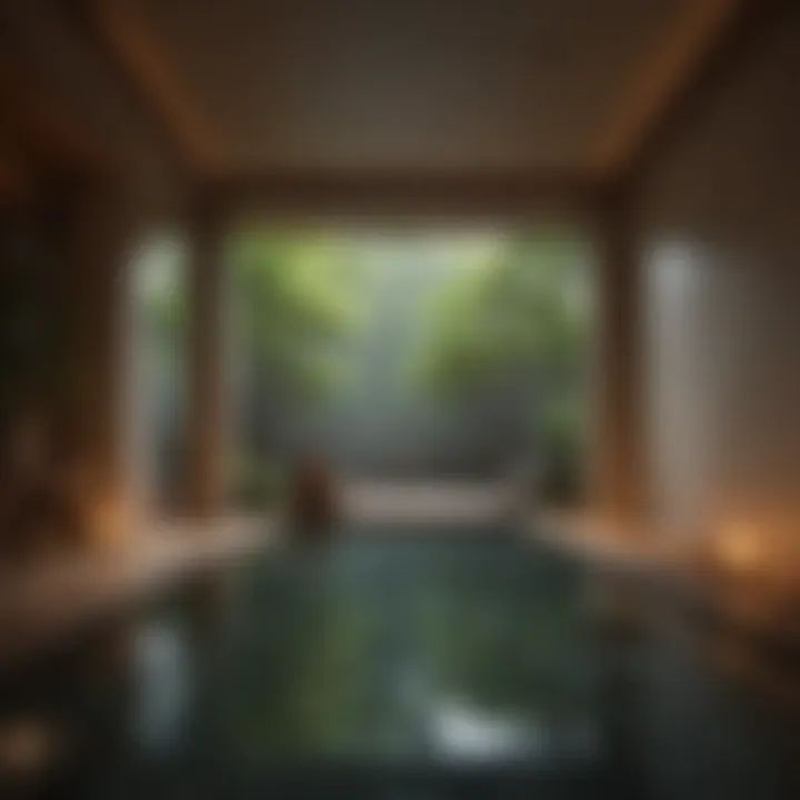 An elegant spa facility within an all-inclusive hotel showcasing relaxation and tranquility
