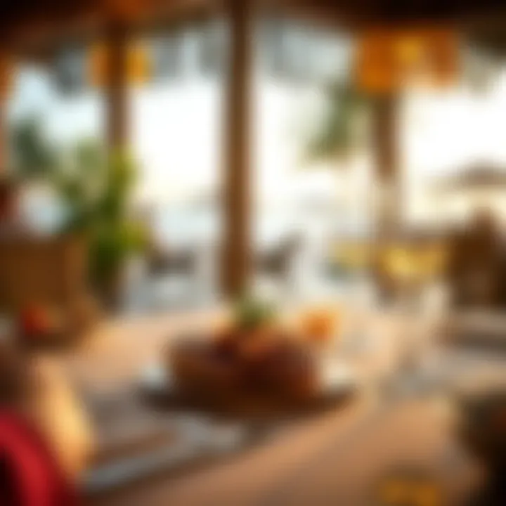 Savoring Culinary Delights Gourmet dining experience at an all-inclusive resort