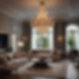 Exquisite Living Room Chandelier Illuminating Elegance