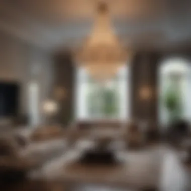 Exquisite Living Room Chandelier Illuminating Elegance