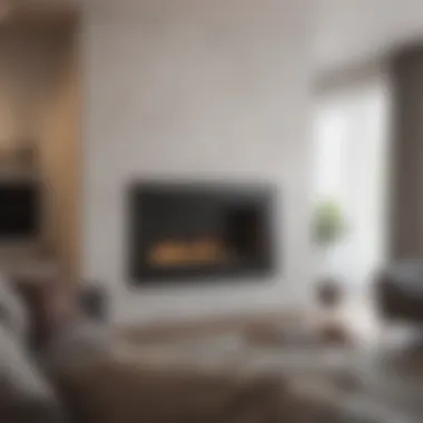 Modern Fireplace Infusing Cozy Ambiance Innovative Fireplace Design Adding Warmth to Living Room