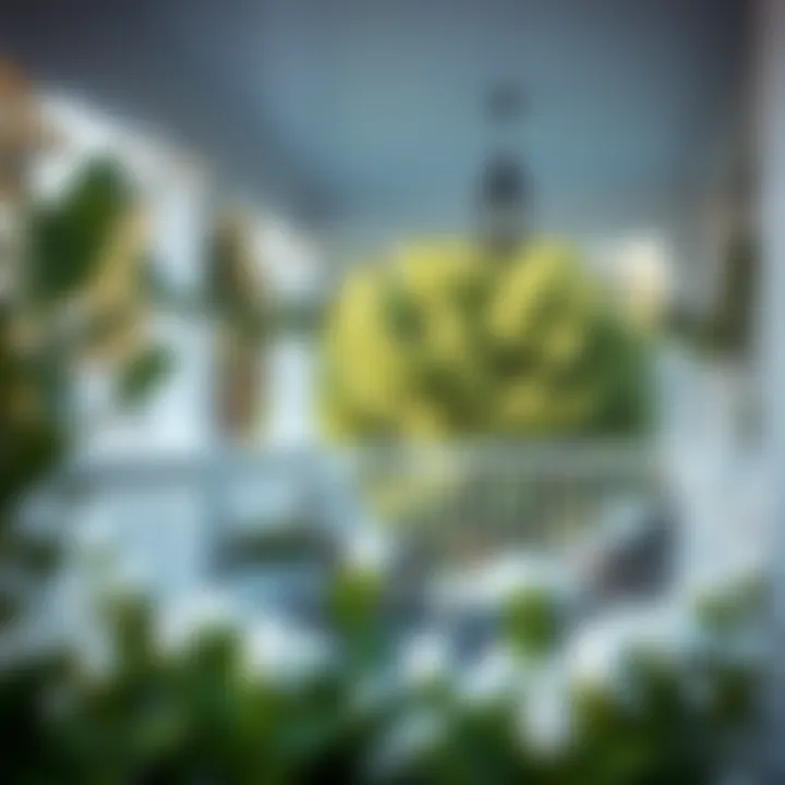 An outdoor space showcasing Behr white paint on a beautifully designed porch.