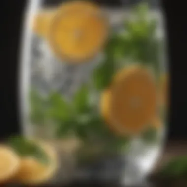 Refreshing Herbal Hydration Herb Infused Water with Citrus