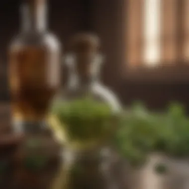Potion of Vitality Herbal Tonic in Glass Vial